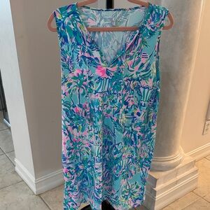 Lilly Pulitzer Multicolor Tropical Print Dress